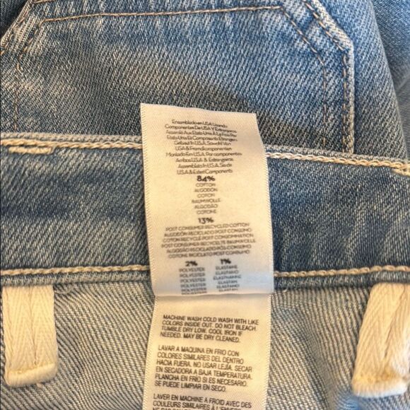 MOTHER Hustler Patch Pocket Ankle Jeans Tune in Tune out size 32 NEW - Picture 12 of 14